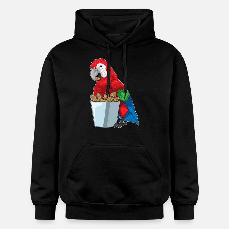 Cacahuètes perroquets - Sweat à capuche Softstyle® Gildan Unisexe - noir