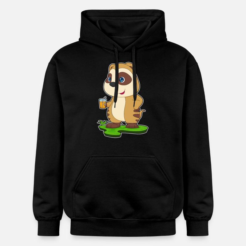 Erdmännchen Saft - Gildan Unisex Softstyle® Midweight Hoodie - Schwarz