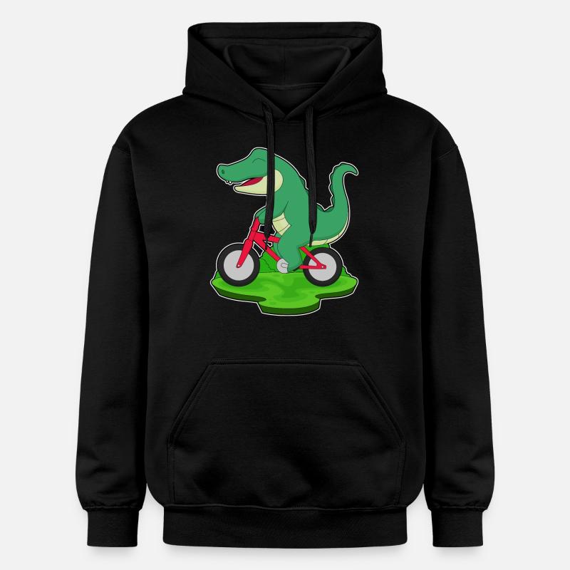 Vélo crocodile - Sweat à capuche Softstyle® Gildan Unisexe - noir