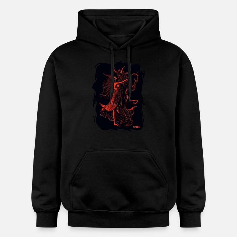 Une danse avec le diable - Sweat à capuche Softstyle® Gildan Unisexe - noir