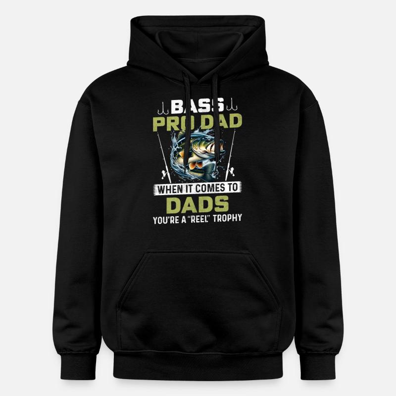 Papa Bass Pro - Sweat à capuche Softstyle® Gildan Unisexe - noir
