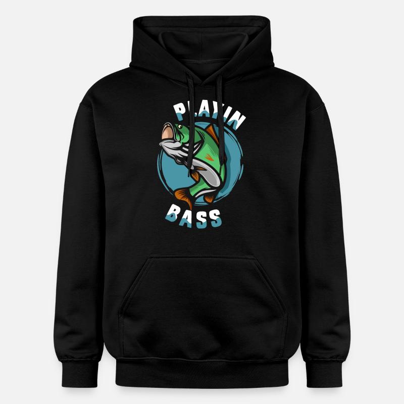 Jouer de la basse - Sweat à capuche Softstyle® Gildan Unisexe - noir