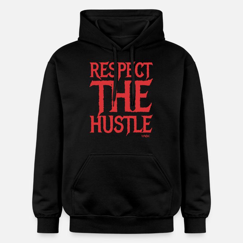 Respectez l’enjeu et l’agitation - Sweat à capuche Softstyle® Gildan Unisexe - noir
