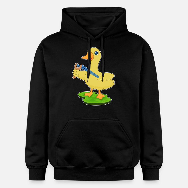 Fronde de canard - Sweat à capuche Softstyle® Gildan Unisexe - noir