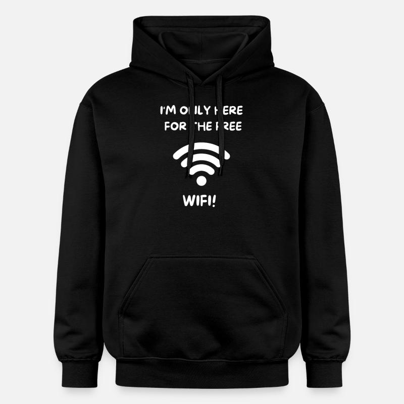 WIFI GRATUIT 2 0 - Sweat à capuche Softstyle® Gildan Unisexe - noir