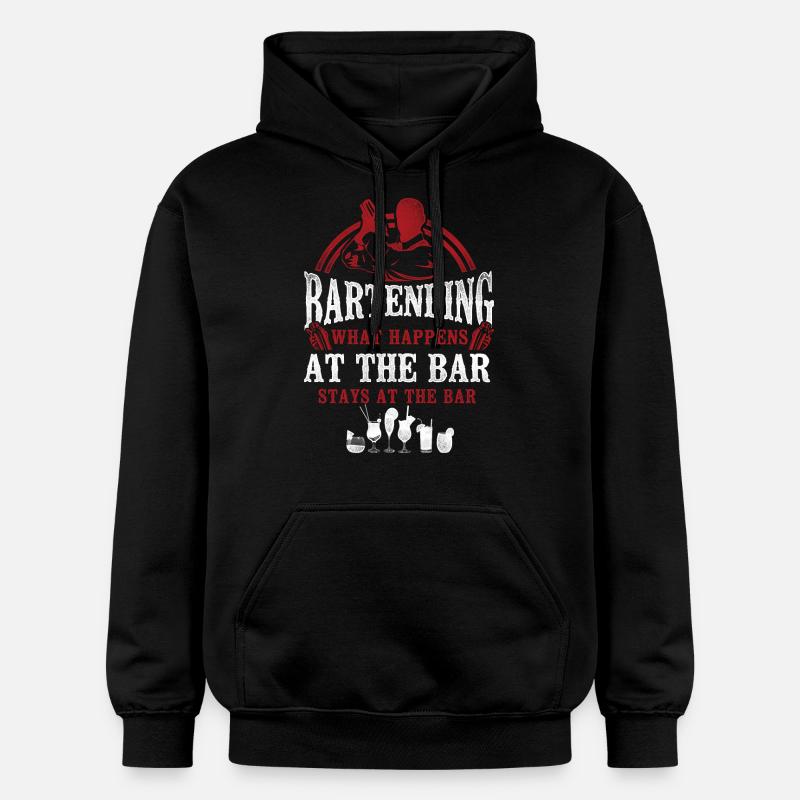 Barman Mixologue Barman - Sweat à capuche Softstyle® Gildan Unisexe - noir