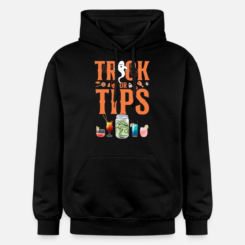 Barman Mixologue Truc ou astuces - Sweat à capuche Softstyle® Gildan Unisexe - noir