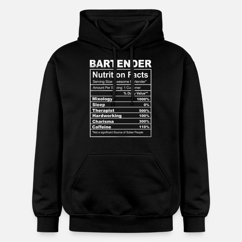 Barman Mixologue Barman - Sweat à capuche Softstyle® Gildan Unisexe - noir