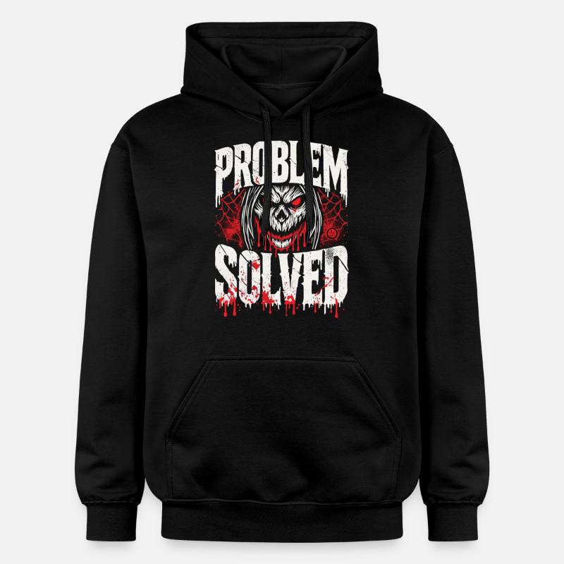 Bloody Solution - Problem Solved - Gildan Unisex Softstyle® Midweight Hoodie - black
