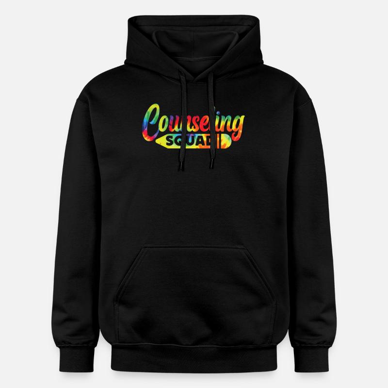 Conseillère scolaire Tie Dye - Sweat à capuche Softstyle® Gildan Unisexe - noir
