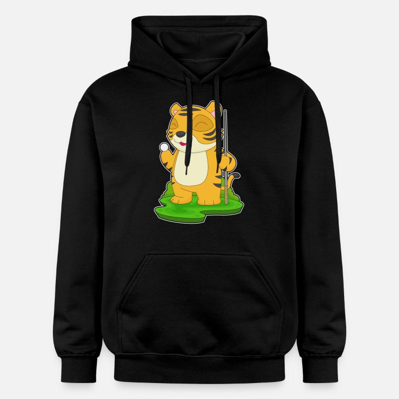 Queue de billard Tiger - Sweat à capuche Softstyle® Gildan Unisexe - noir