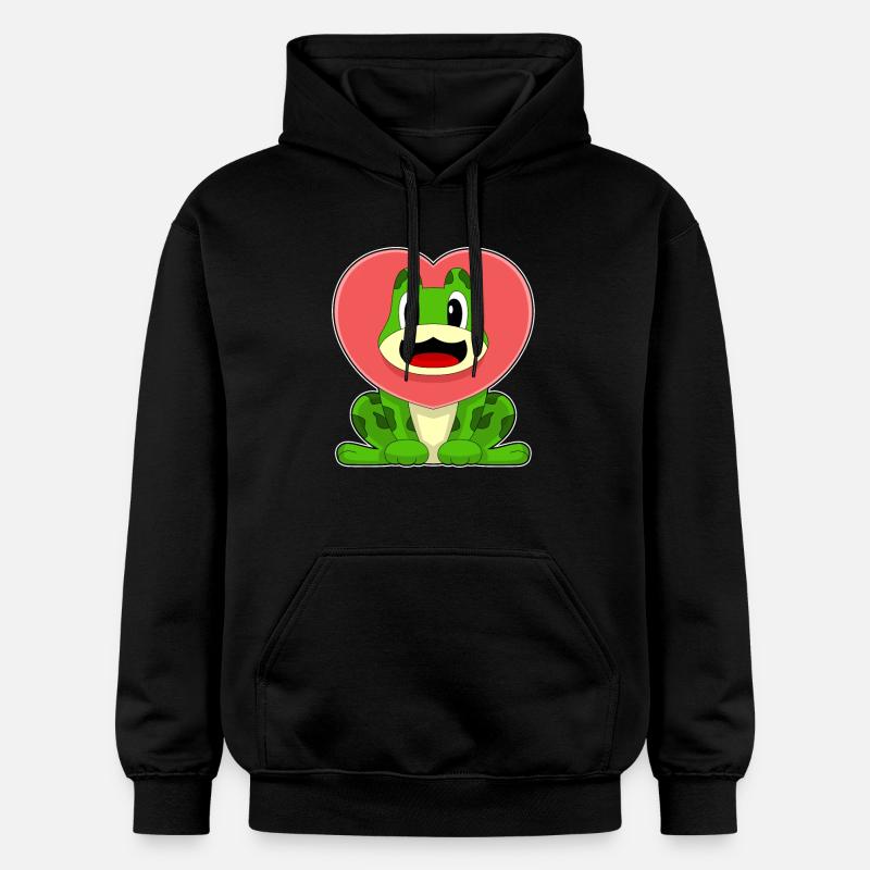 Coeur de grenouille - Sweat à capuche Softstyle® Gildan Unisexe - noir