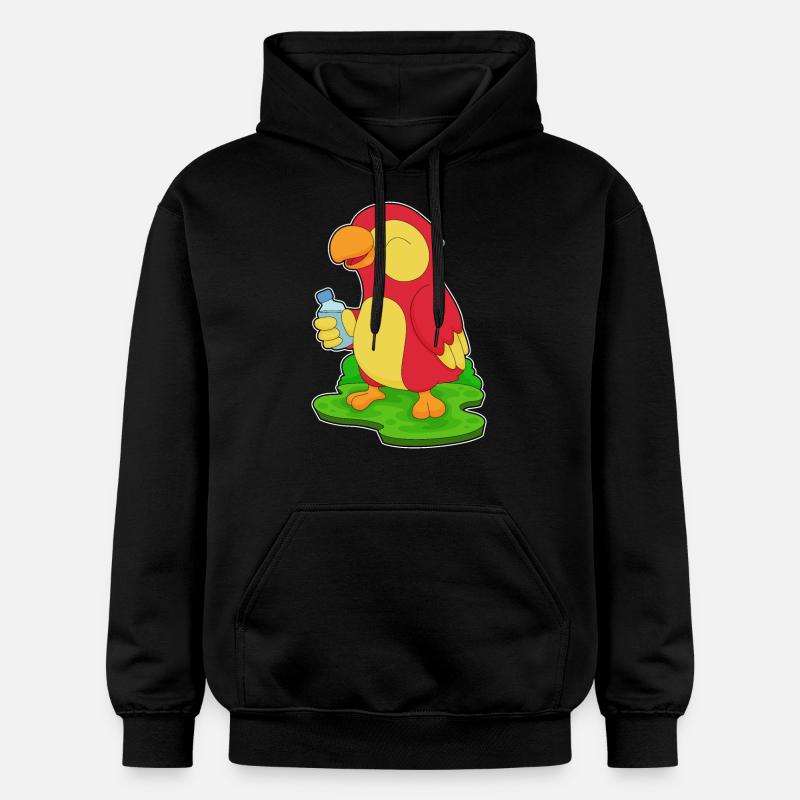 Bouteille d’eau Parrot - Sweat à capuche Softstyle® Gildan Unisexe - noir
