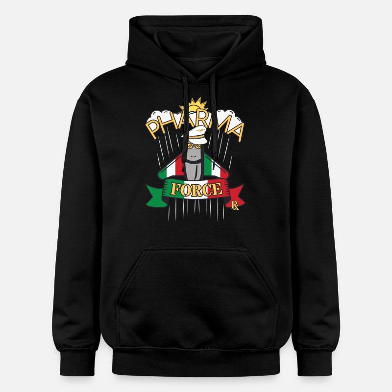Pharmacie Italie Pharma Force - Sweat à capuche Softstyle® Gildan Unisexe - noir