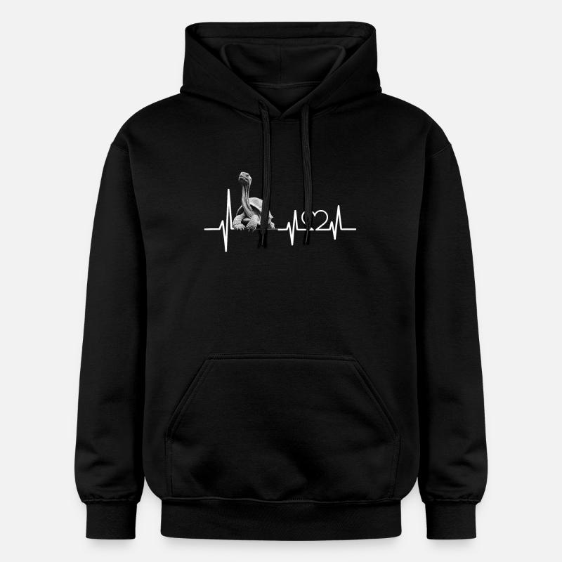 Tortue - Sweat à capuche Softstyle® Gildan Unisexe - noir