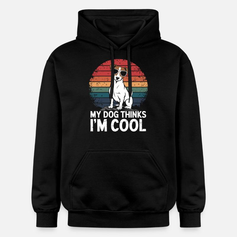 Propriétaire d’un Jack Russell Terrier - Sweat à capuche Softstyle® Gildan Unisexe - noir