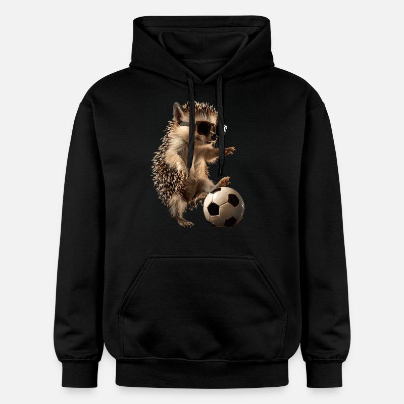 Hérisson - Sweat à capuche Softstyle® Gildan Unisexe - noir