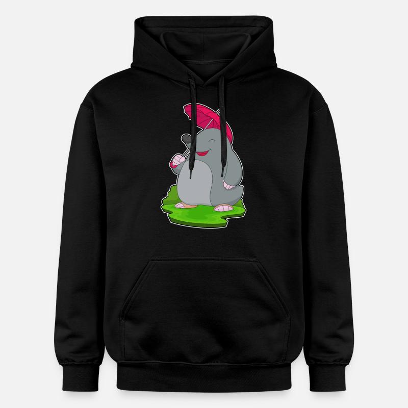 Parapluie Mole Rain - Sweat à capuche Softstyle® Gildan Unisexe - noir