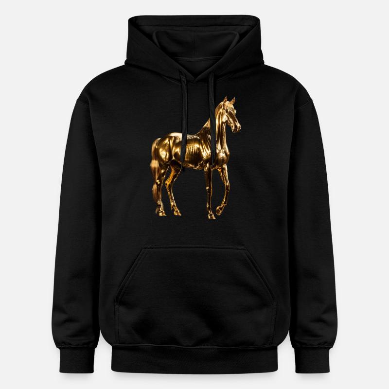 Cheval - Sweat à capuche Softstyle® Gildan Unisexe - noir