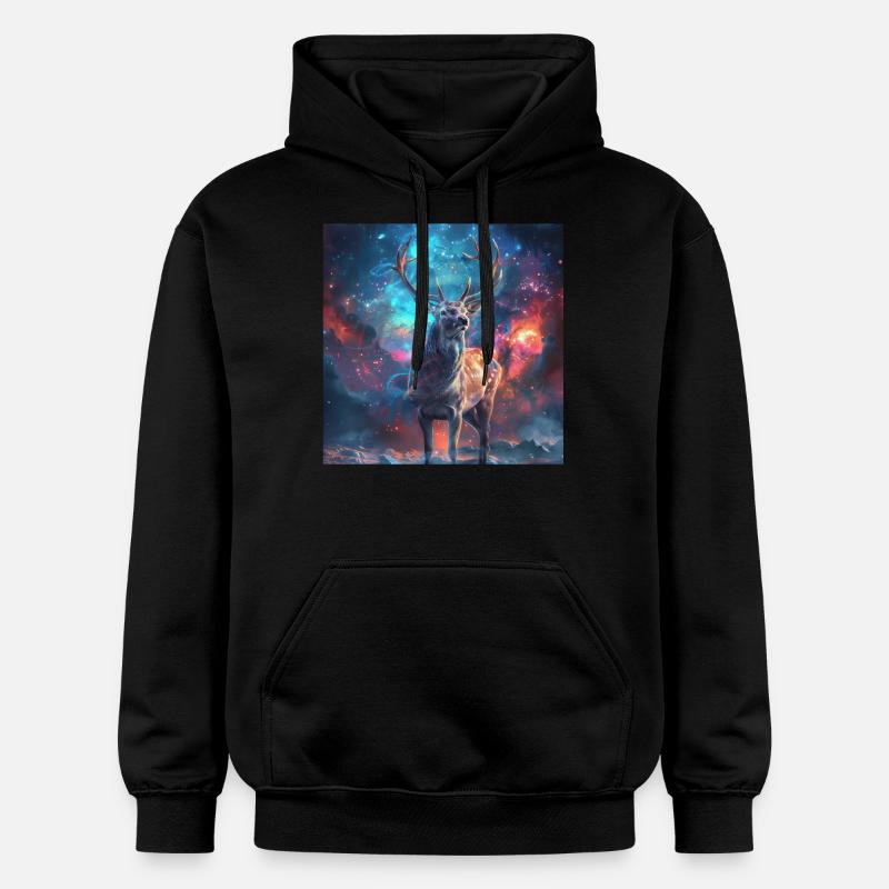 Chevreuil - Sweat à capuche Softstyle® Gildan Unisexe - noir