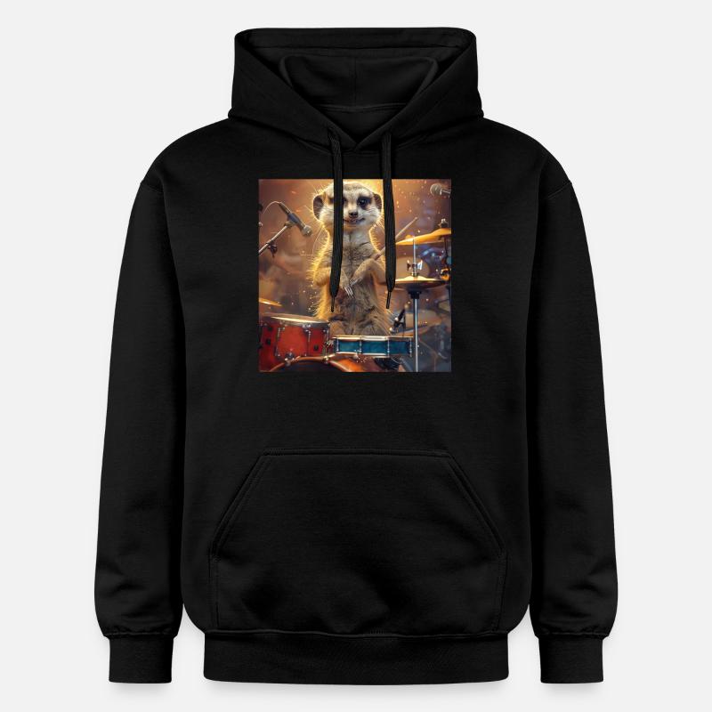 Suricate - Sweat à capuche Softstyle® Gildan Unisexe - noir