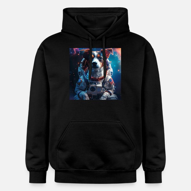 Chien - Sweat à capuche Softstyle® Gildan Unisexe - noir