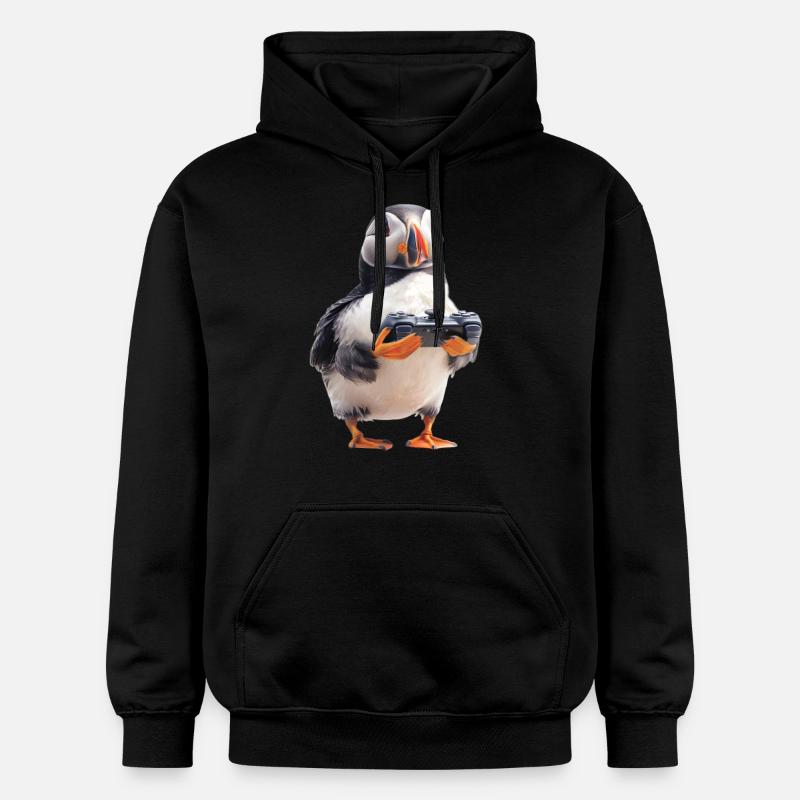 Macareux - Sweat à capuche Softstyle® Gildan Unisexe - noir