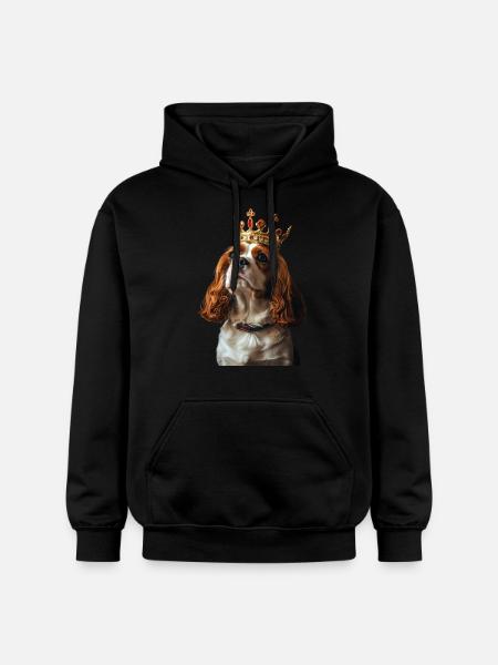 Cavalier King Charles Spaniel - Gildan Unisex Softstyle® Midweight Hoodie - black