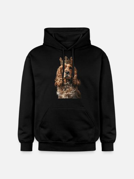 Cocker Spaniel - Gildan Unisex Softstyle® Midweight Hoodie - black