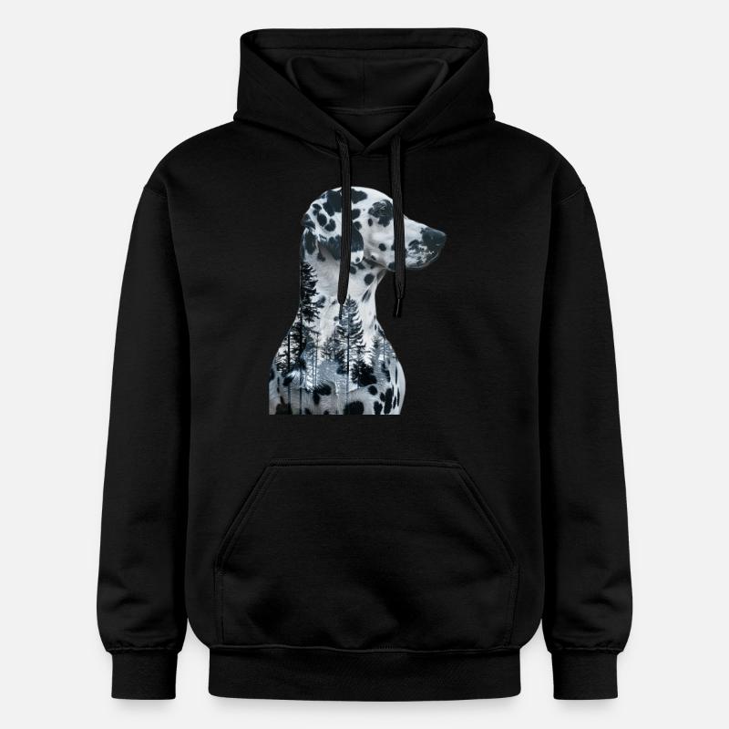 Dalmate - Sweat à capuche Softstyle® Gildan Unisexe - noir