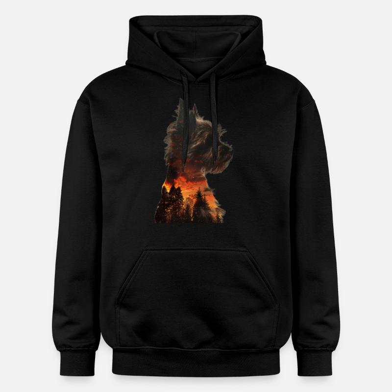 Yorkshire Terrier - Sweat à capuche Softstyle® Gildan Unisexe - noir