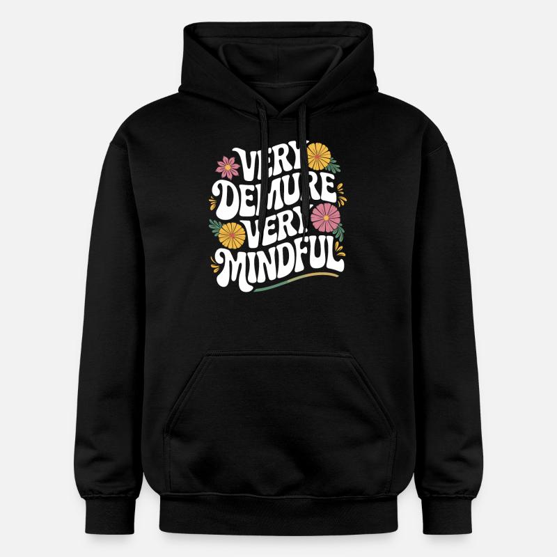 Fleurs très humbles très conscientes - Sweat à capuche Softstyle® Gildan Unisexe - noir