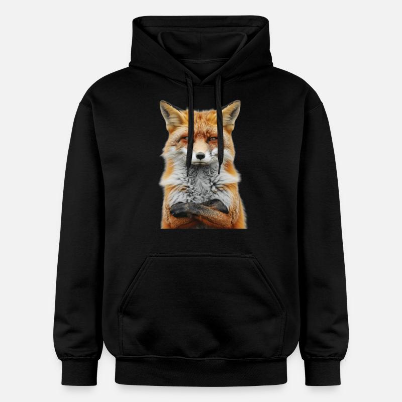 Fuchs - Gildan Unisex Softstyle® Midweight Hoodie - Schwarz