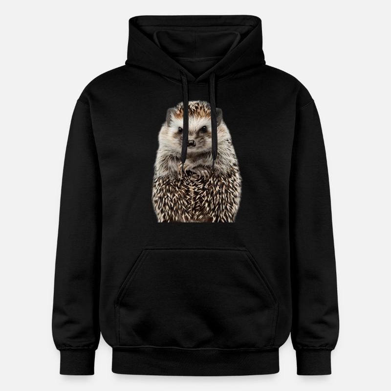 Hérisson - Sweat à capuche Softstyle® Gildan Unisexe - noir