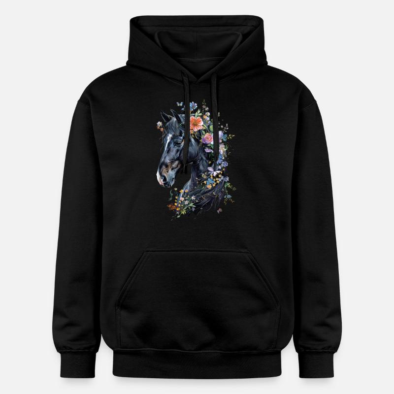 Frison - Sweat à capuche Softstyle® Gildan Unisexe - noir