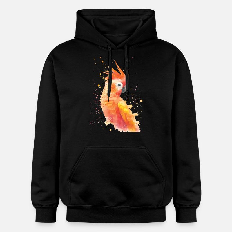 Perroquet - Sweat à capuche Softstyle® Gildan Unisexe - noir