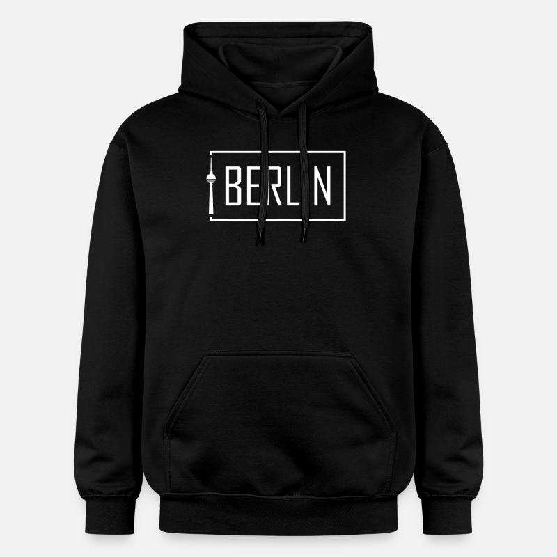 Berliner Visit Berlin - Sweat à capuche Softstyle® Gildan Unisexe - noir