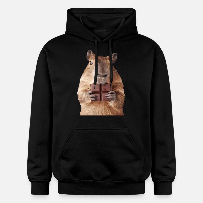 Capybara - Sweat à capuche Softstyle® Gildan Unisexe - noir