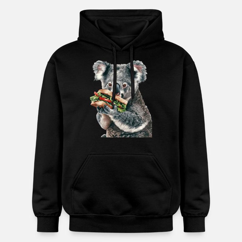 Koala - Sweat à capuche Softstyle® Gildan Unisexe - noir