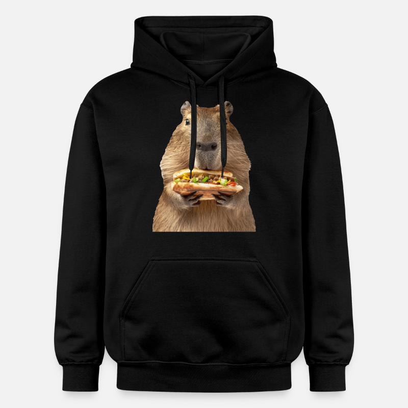 Capybara - Sweat à capuche Softstyle® Gildan Unisexe - noir