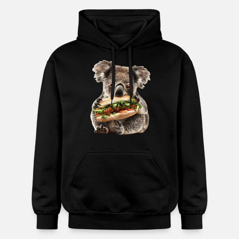 Koala - Sweat à capuche Softstyle® Gildan Unisexe - noir