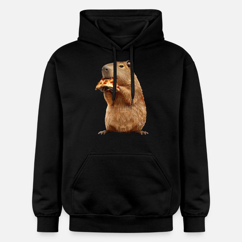 Capybara - Sweat à capuche Softstyle® Gildan Unisexe - noir