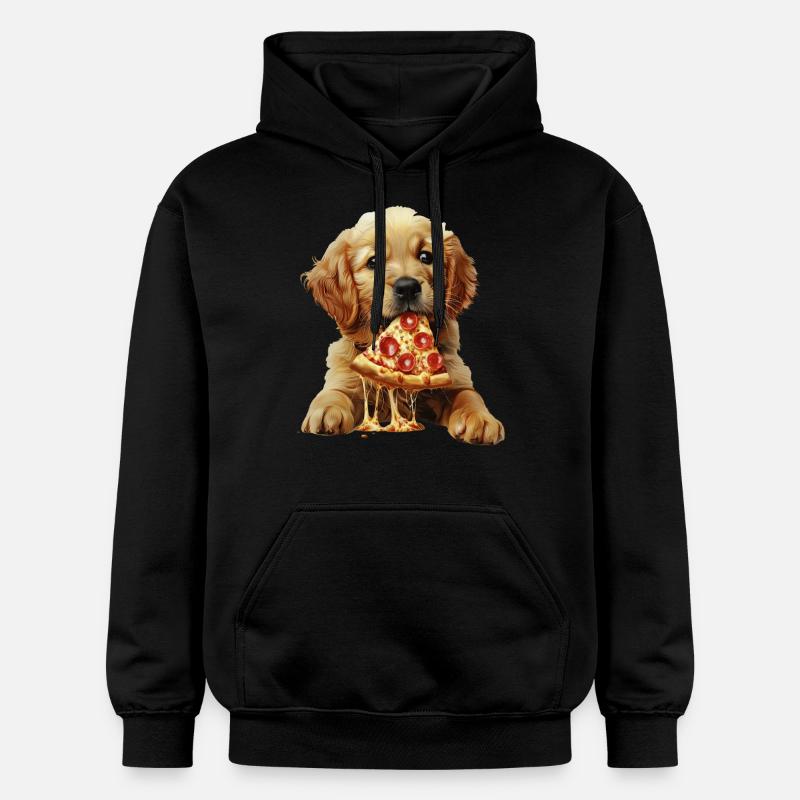 Chien - Sweat à capuche Softstyle® Gildan Unisexe - noir