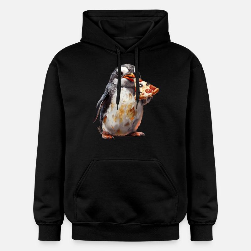 Pingouin - Sweat à capuche Softstyle® Gildan Unisexe - noir