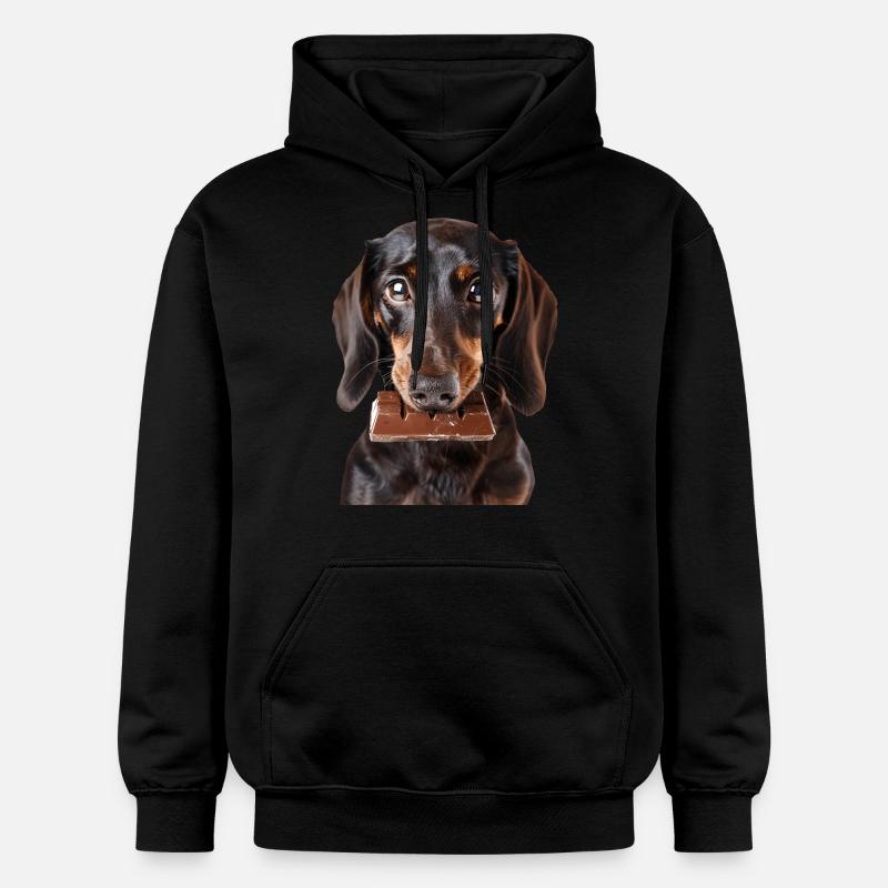 Teckel - Sweat à capuche Softstyle® Gildan Unisexe - noir