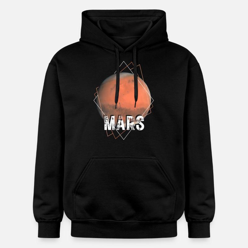 Planète Mars - Sweat à capuche Softstyle® Gildan Unisexe - noir
