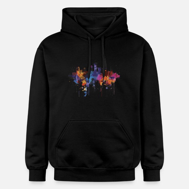 Eindhoven - Sweat à capuche Softstyle® Gildan Unisexe - noir