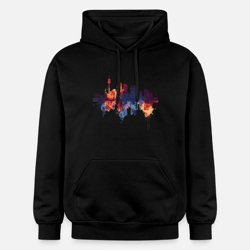 Goeree-Overflakkee - Sweat à capuche Softstyle® Gildan Unisexe - noir