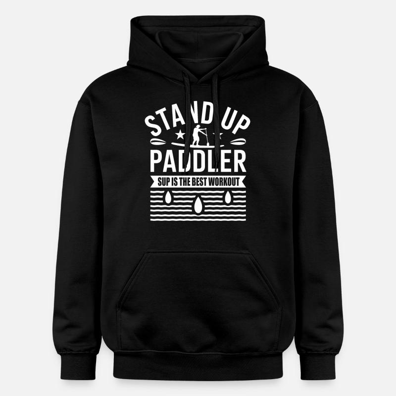 Stand Up Paddler - Sweat à capuche Softstyle® Gildan Unisexe - noir
