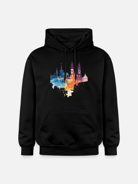 Elk - Gildan Unisex Softstyle® Midweight Hoodie - black
